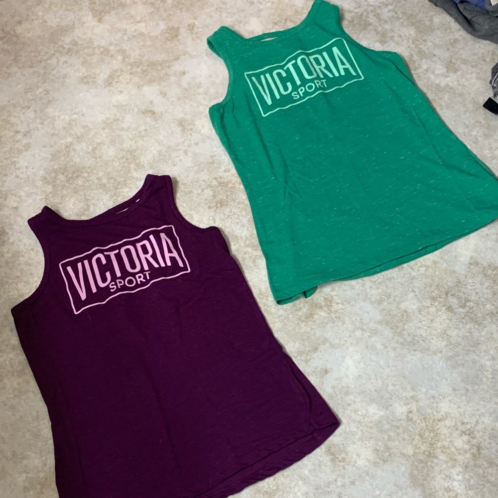 Victoria Secret Sport workout tops.